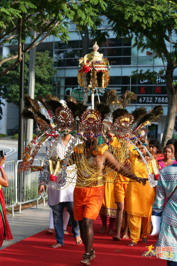 Thaipusam procession Singapore 2016