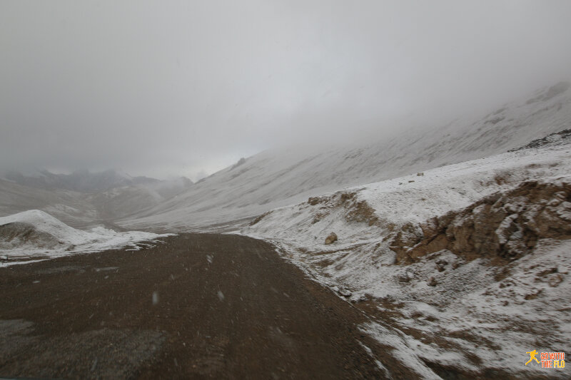 And it was snowing on the Ak-Baital Pass...