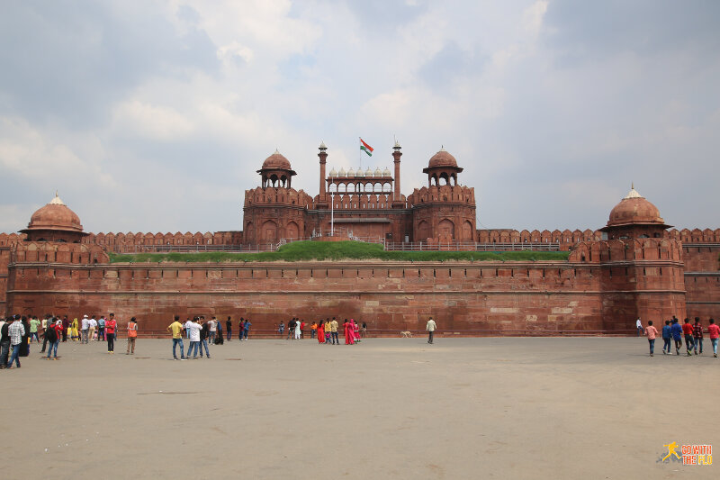 The impressive Red Fort