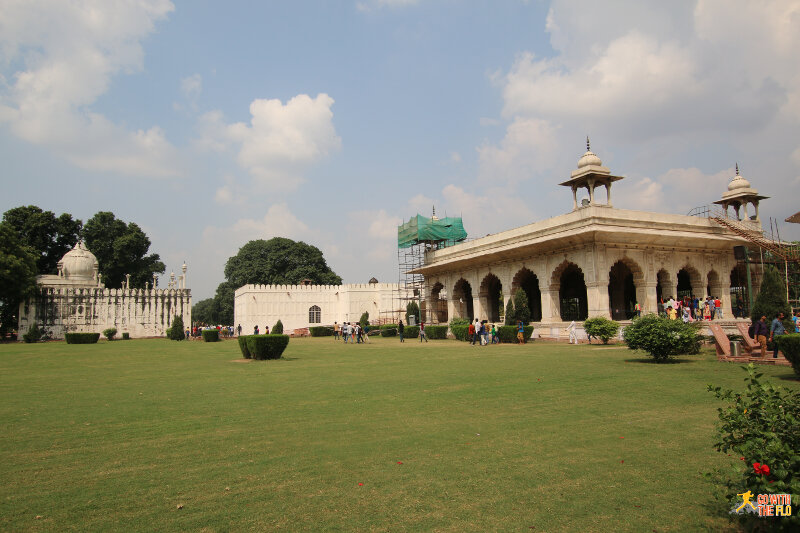 Moti Masjid, the hammam, Divan-i-Khas (Hall of Private Audiences)