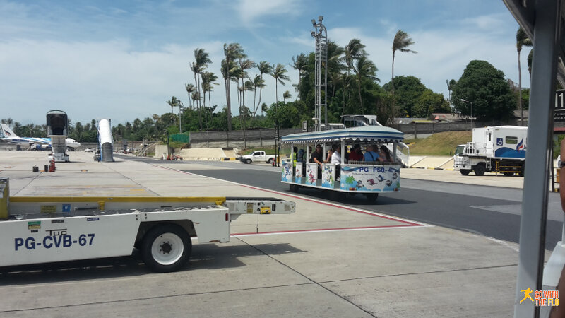 Koh Samui Airport trolley busses