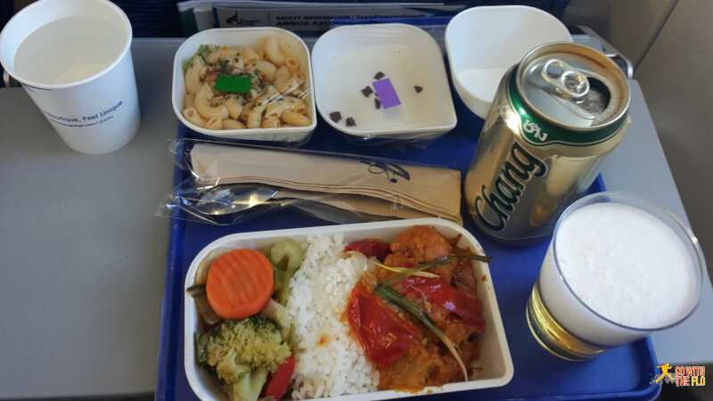 Bangkok Airways meal Singapore-Koh Samui