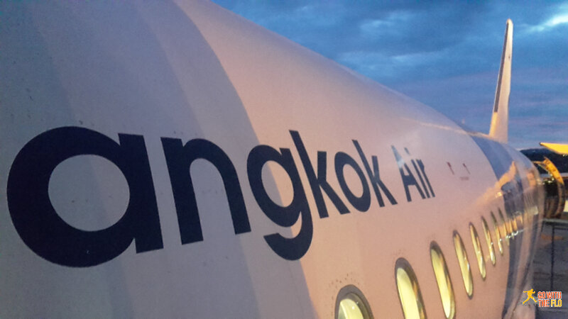 Disembarking Bangkok Airways