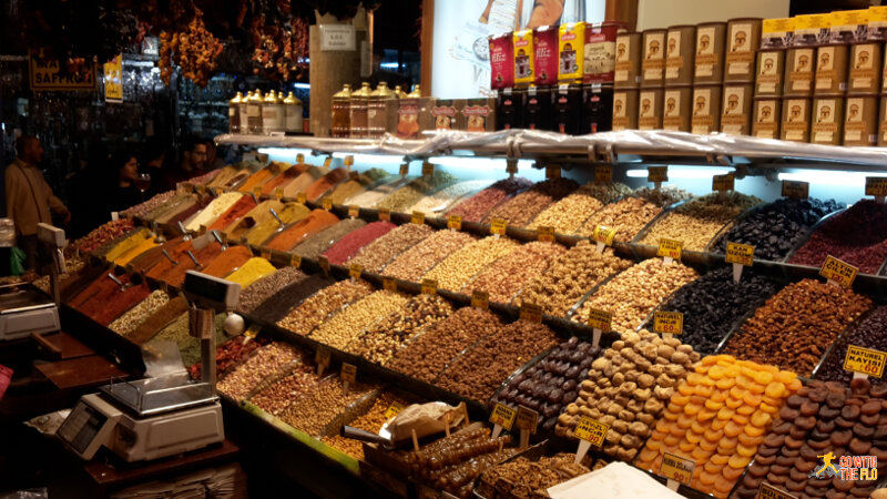 Inside the spice bazaar