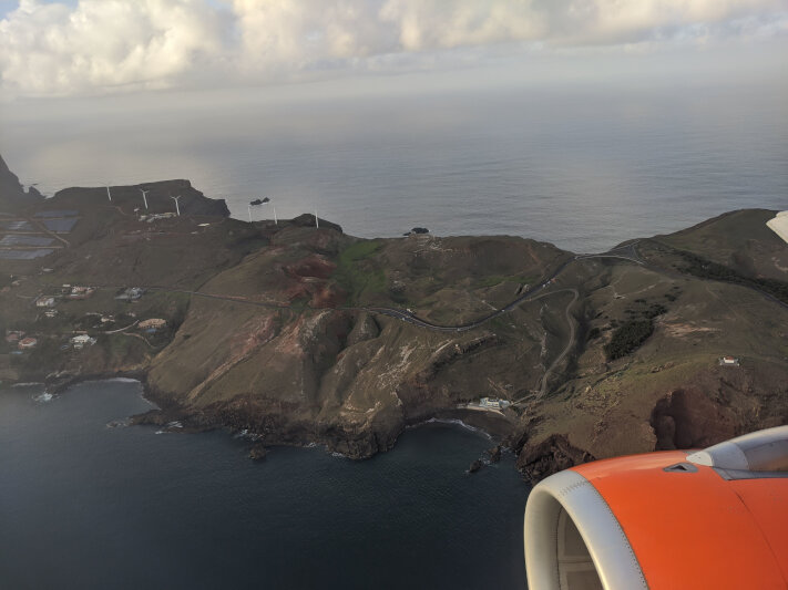 Approach to Funchal Airport