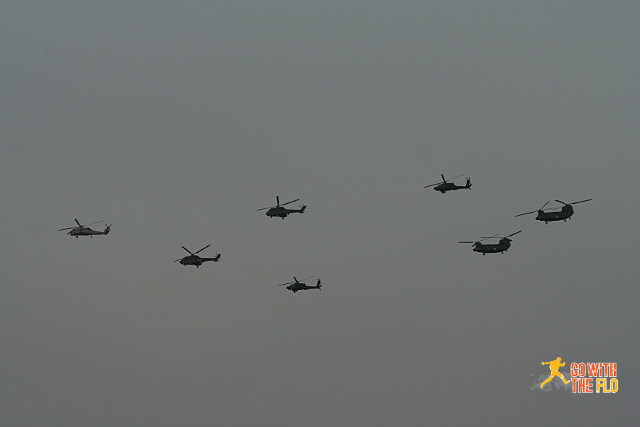 Followed by a couple of Apaches