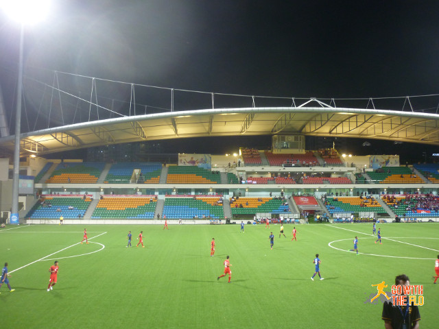 A rather empty Jalan Besar Stadium