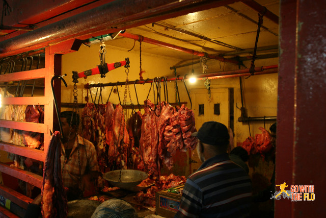 Beef stall in Nuwara Eliya