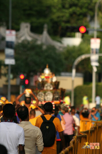 Thaipusam procession Singapore 2016