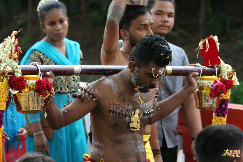 Thaipusam procession Singapore 2016