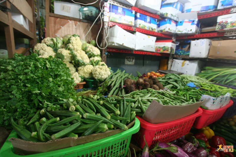 Veggies at the Male produce market