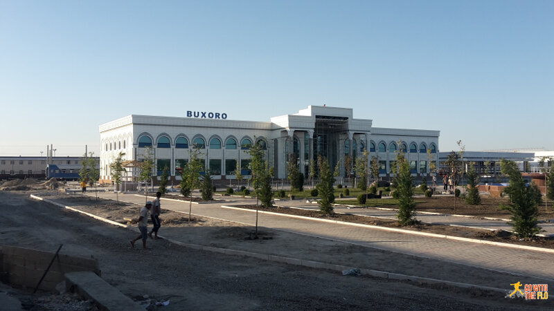 Bukhara train station (a 20mins drive outside the city)