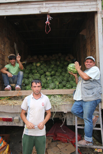 Watermelons at Khorog bazaar