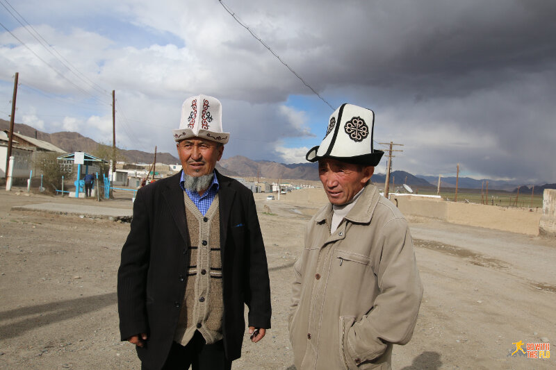 Two Kyrgyz men (ethnic Kyrgyz but Tajikistan citizen)