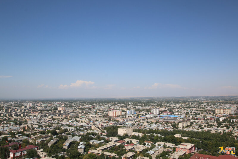 View of Osh from Sulayman Mountain