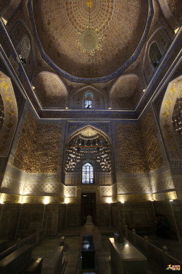 Inside Gur-E-Amir Mausoleum