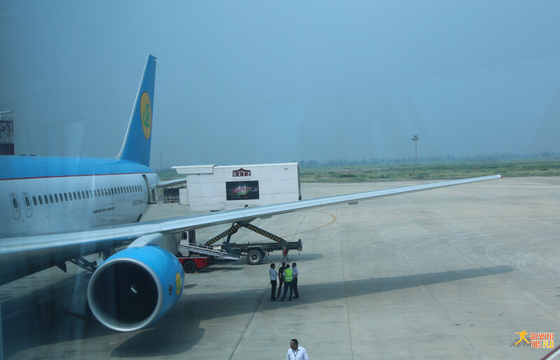 Uzbekistan Airways B763 at Amritsar Airport