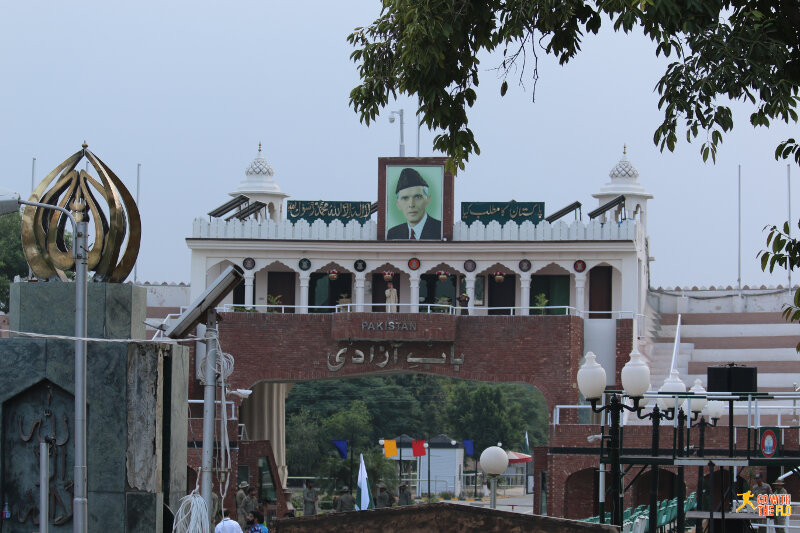 View towards the Pakistani side