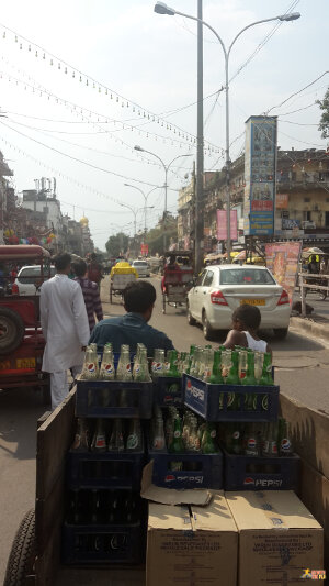 Street scene in Chandni Chowk