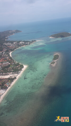 View after take-off