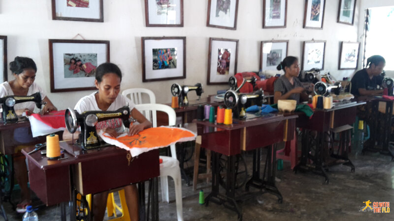 Workers at the doll factory in Vila, Atauro Island