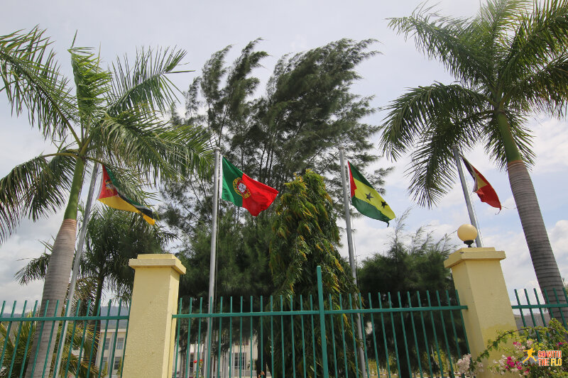 A few of the flags representing Portuguese speaking countries 