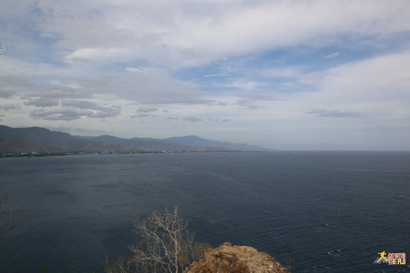 View towards Dili from the Cristo Rei