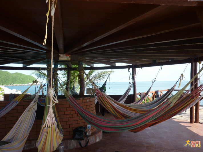 A unique "dorm" in the Tayrona National Park, Colombia