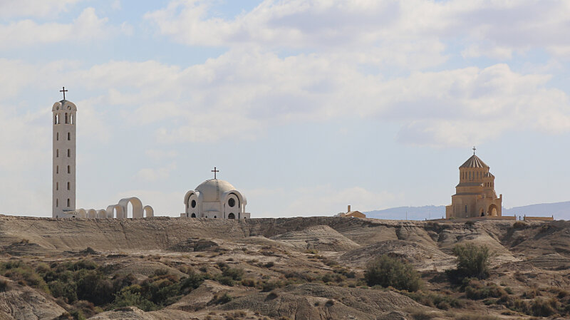 Churches near Jesus Baptism Site