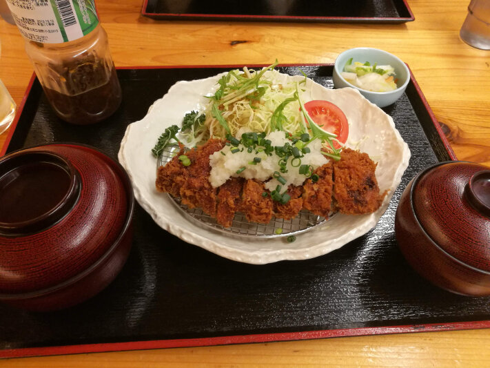 Chicken Katsu at Fuji Yurari Hot Spring