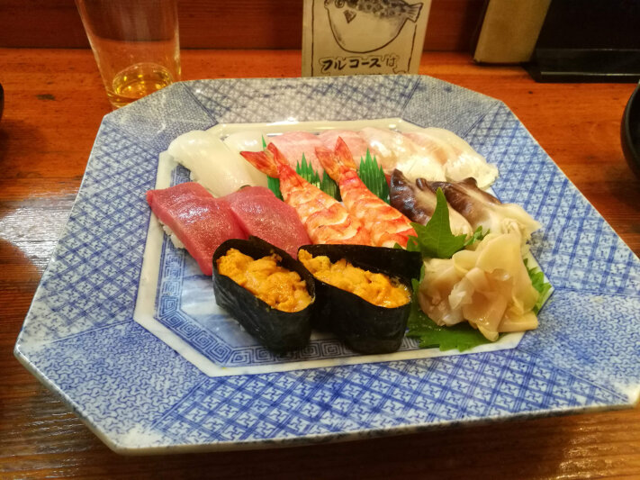 Sushi in Hiroshima