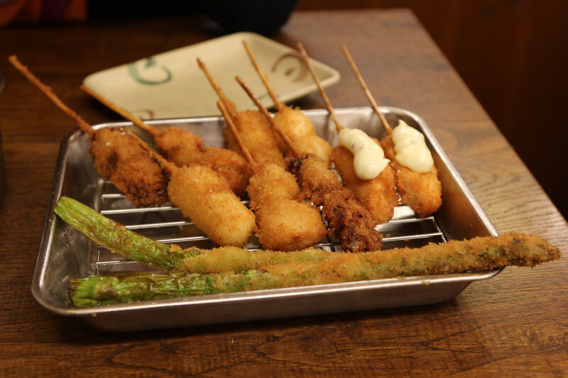 Kushikatsu Doteyaki Nadai Tsurukameya