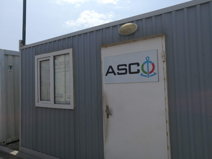 ASCO ticket office at Alat Port