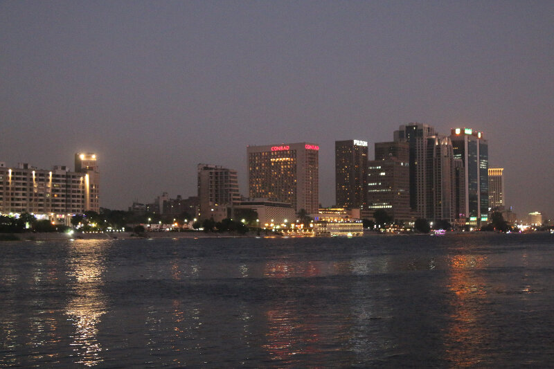 Views across the Nile from Zamalek