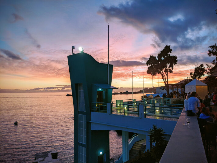 Sunset seen from Barreirinha Bar