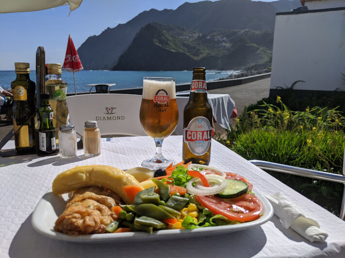 Lunch in Porto da Cruz