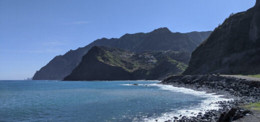 Praia da Maiata near Porto da Cruz