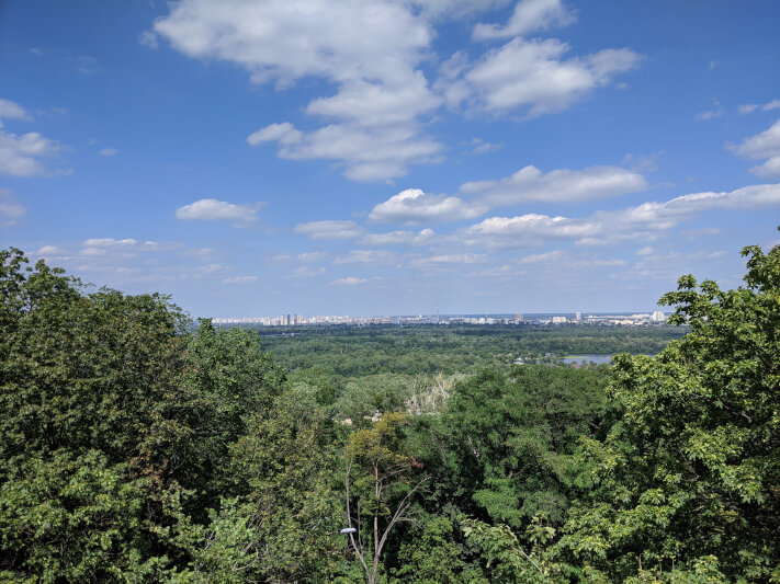 View across the Dnieper River